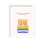 Your birthday is becoming a fire hazard card - Funny Birthday Card - Old people birthday card