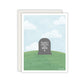 The lord is near to those who are broken hearted - Christian Grief Card - Christian Friend Card - Loss Card