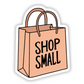 Shop Small Shopping Bag Sticker